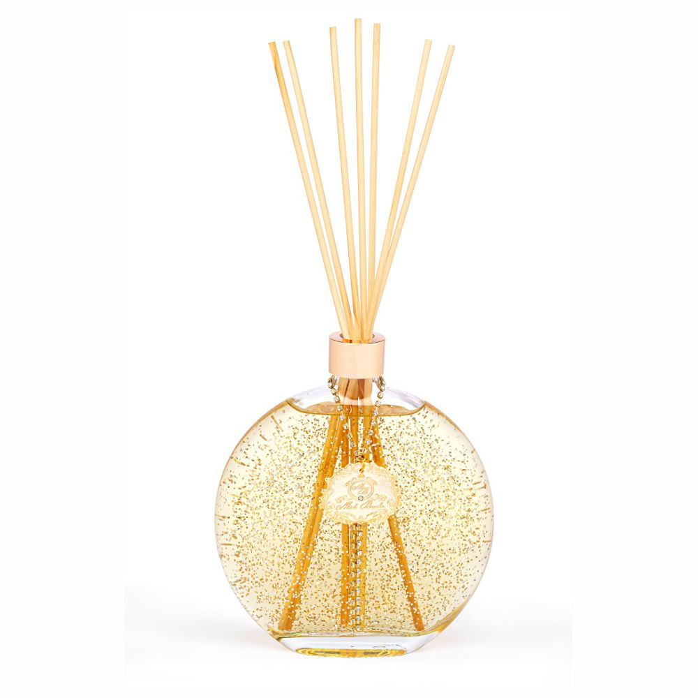 Gel Fragrance Diffuser with gold glitter Jardim sensorial 16,907 OZ